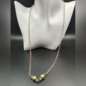 Candy apple pear beaded orchard necklace N329